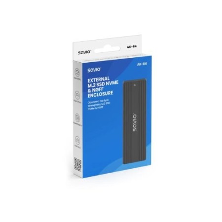CAJA EXTERNA SAVIO SSD M.2 NVME-NGFF AK-84