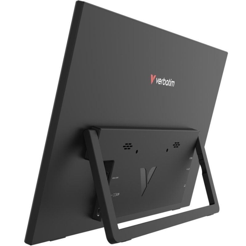 Monitor Portátil Verbatim Non-Touch Light 15.6″/ Full HD/ Multimedia/ Negro