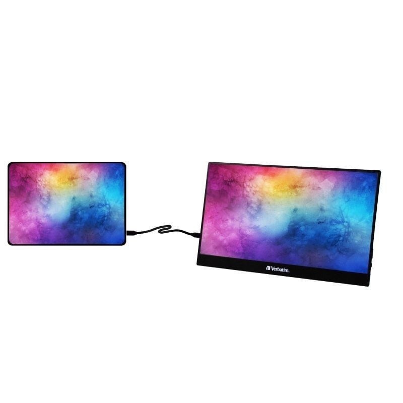 Monitor Portátil Verbatim PM-14 14″/ Full HD/ Multimedia/ Negro