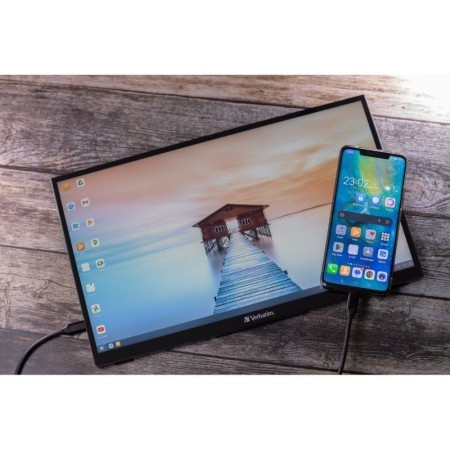 Monitor Portátil Verbatim PM-14 14″/ Full HD/ Multimedia/ Negro