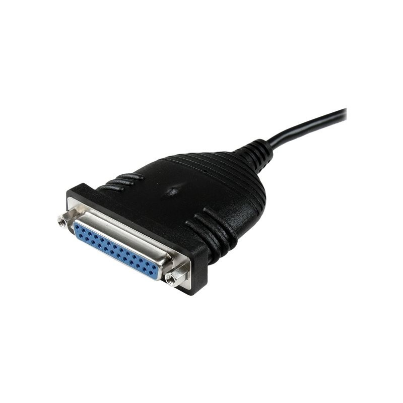 Cable db25 a usb tipo a startech 1.86m - hembra - macho - negro