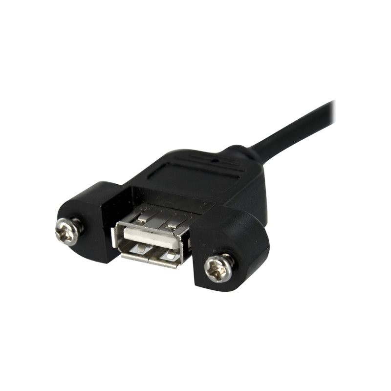 Cable usb 4 clavijas a usb 5 pines statech 0.3m - hembra - hembra - negro