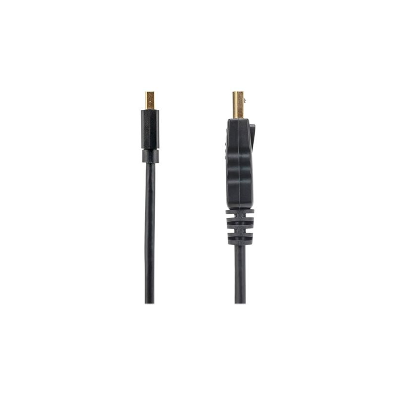 Cable displayport a mini dp 3m - macho - macho - negro