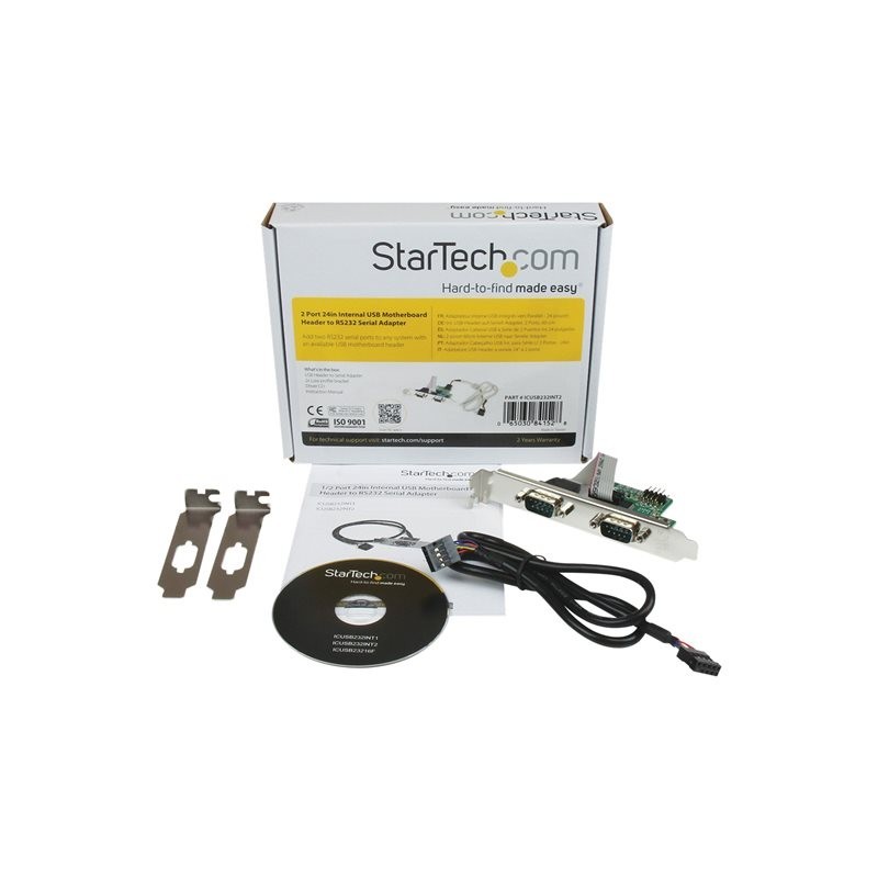 Bracket para placa base startech 2x rs232