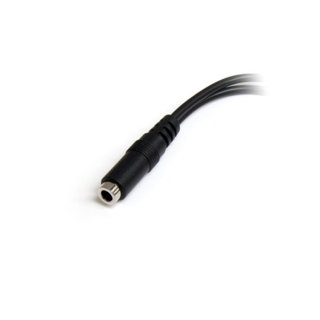 Cable mini jack 3.5mm startech macho - hembra - negro