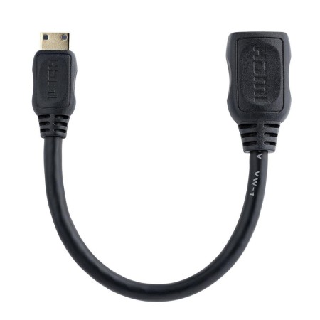Cable mini hdmi a hdmi startech 0.125m - macho - hembra - negro