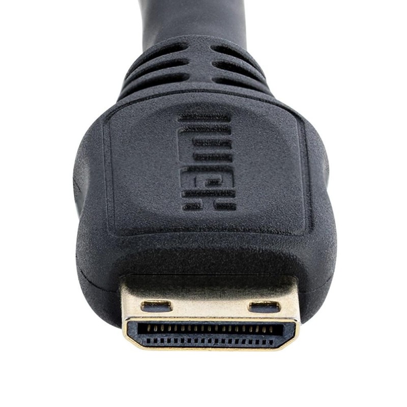 Cable mini hdmi a hdmi startech 0.125m - macho - hembra - negro