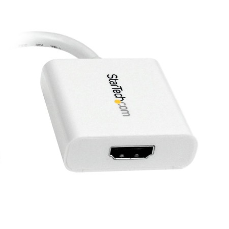 Adaptador mini dp a hdmi startech macho - hembra - blanco