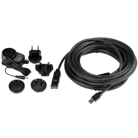 Cable usb tipo a startech 10m - macho - hembra - negro