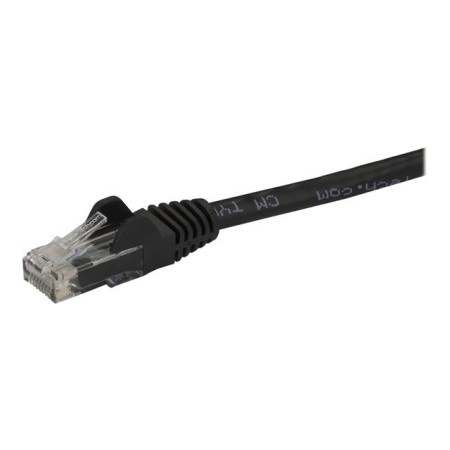 Cable de red startech latiguillo rj45 utp cat6 10m negro