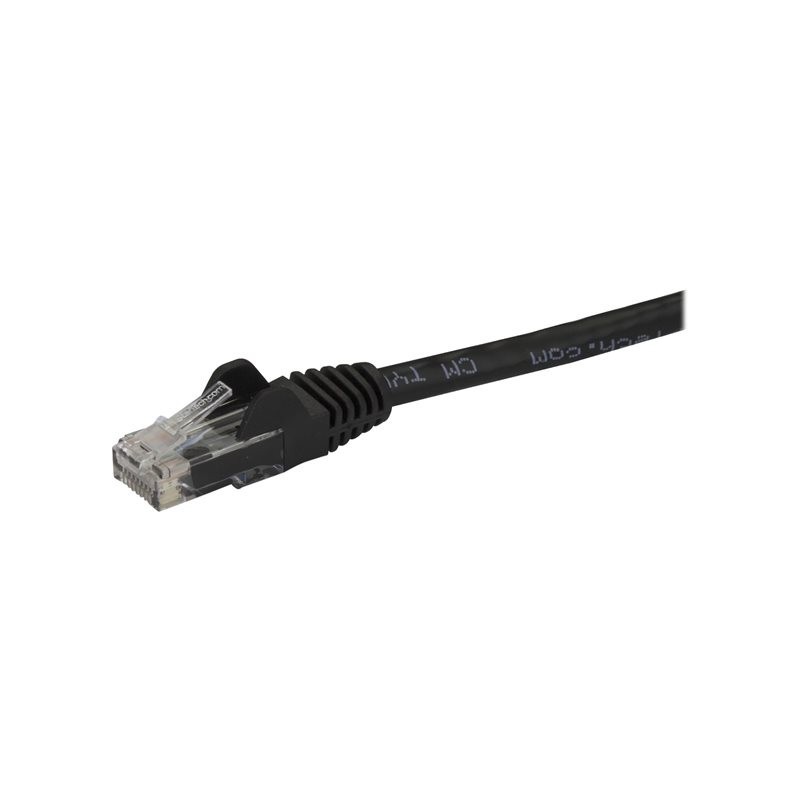 Cable de red startech latiguillo rj45 utp cat6 10m negro