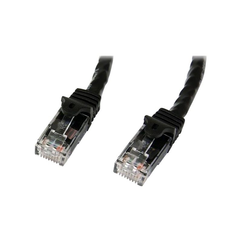 Cable de red startech latiguillo rj45 utp cat6 5m negro