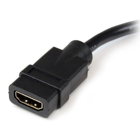 Cable dvi - d a hdmi startech 0.20m - macho - hembra - negro