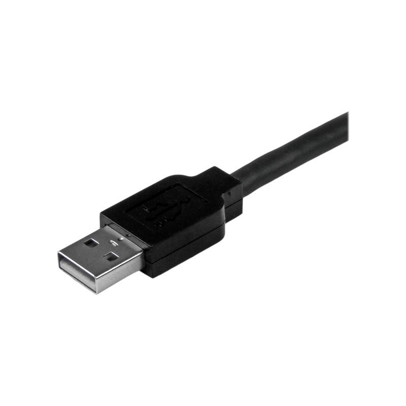 Cable usb tipo b a usb tipo a startech 15m - macho - macho - negro