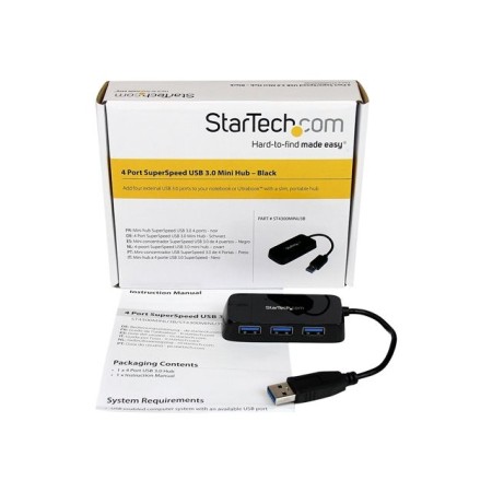 Hub startech usb tipo a 4 en 1