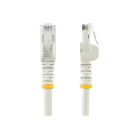 Cable de red startech latiguillo rj45 utp cat6 2m blanco
