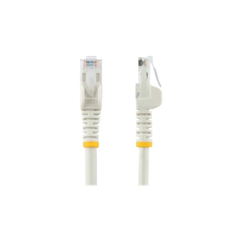 Cable de red startech latiguillo rj45 utp cat6 2m blanco