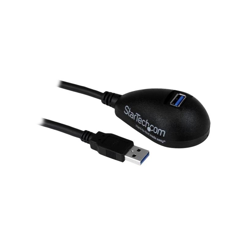 Cable usb tipo a startech 1.5m - macho - hembra - negro