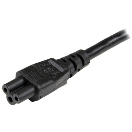 Cable schuko a c5 startech 1m - macho - hembra - negro