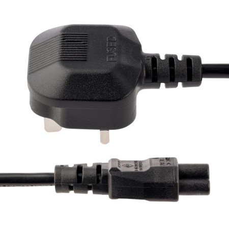 Cable bs1363 a c5 startech 1m - macho - hembra - negro