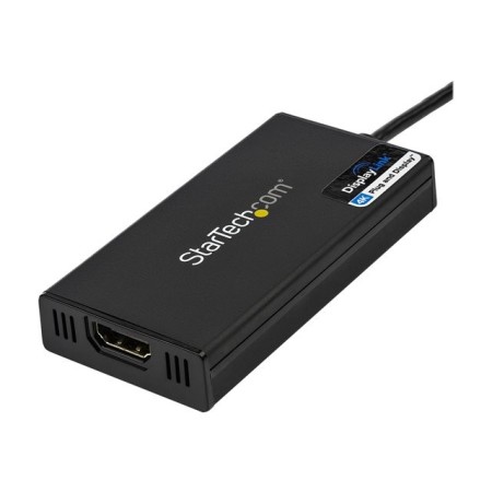Adaptador usb 3.0 a hdmi 4k startech 0.2m - macho - hembra - negro