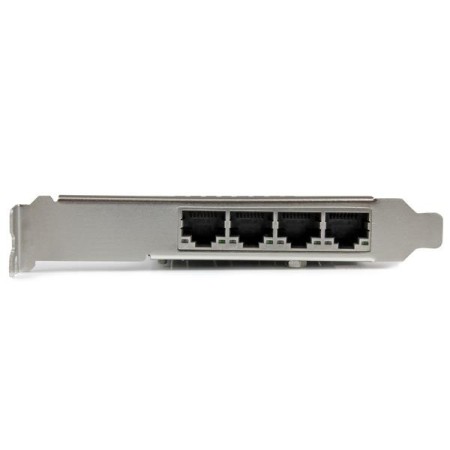 Tarjeta red startech ethernet gigabit 1000 4 port rj45 pcie