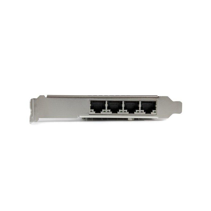 Tarjeta red startech ethernet gigabit 1000 4 port rj45 pcie