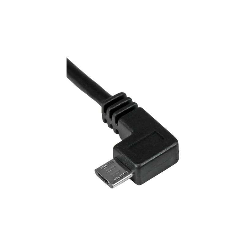 Cable micro usb tipo b a usb 2.0 startech 2m - macho - macho - negro