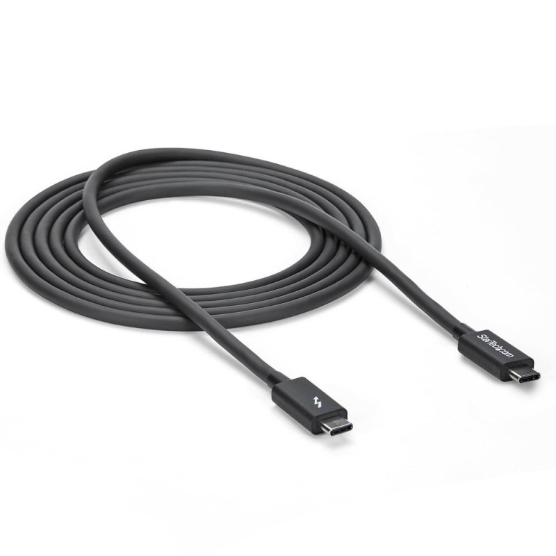 Cable usb tipo c startech 2m - macho - macho - negro