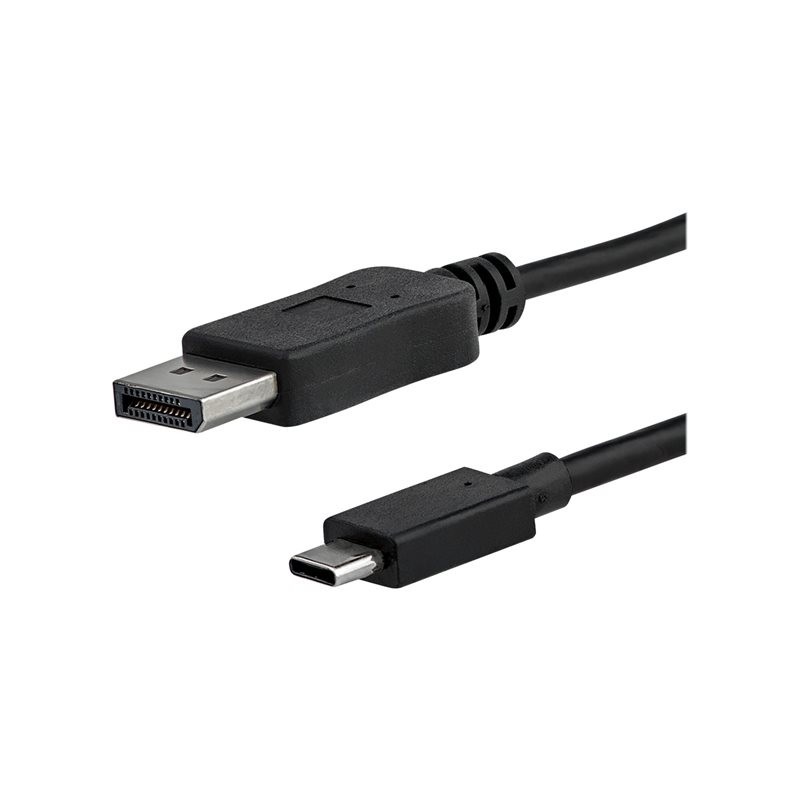 Cable usb tipo c a displayport startech 1m - macho - macho - negro