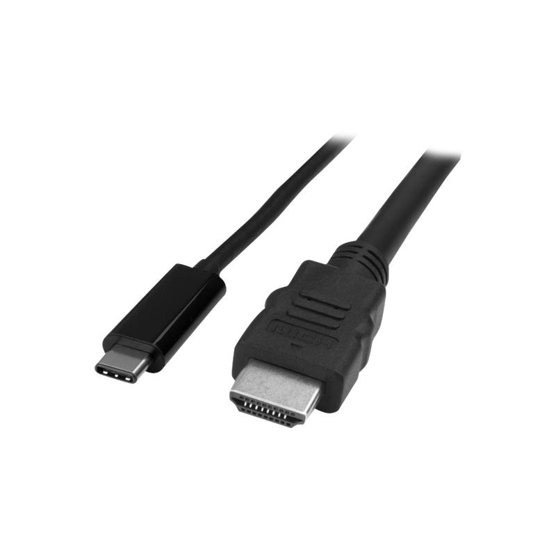 Cable usb tipo c a hdmi startech 2m - macho - macho - negro