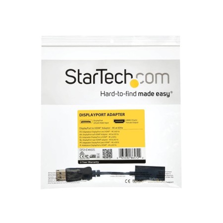 Adaptador displayport a hdmi startech macho - hembra - negro