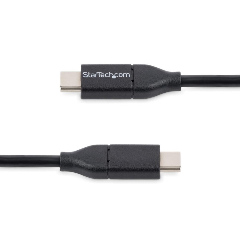 Cable usb tipo c startech 0.5m - macho - macho - negro