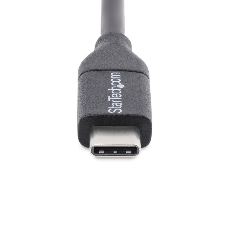 Cable usb tipo c startech 0.5m - macho - macho - negro