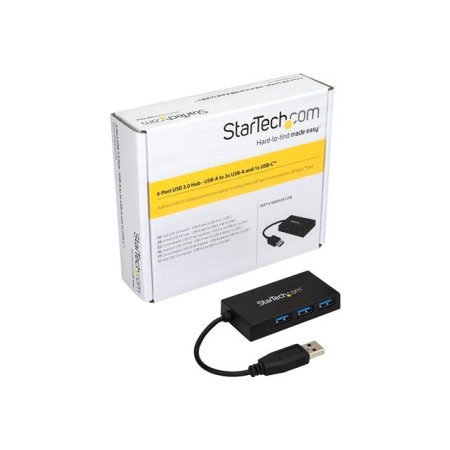 Hub startech usb tipo a 4 en 1