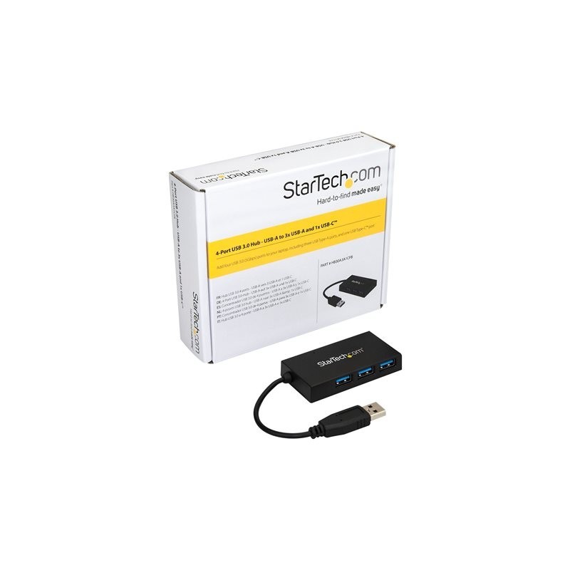 Hub startech usb tipo a 4 en 1