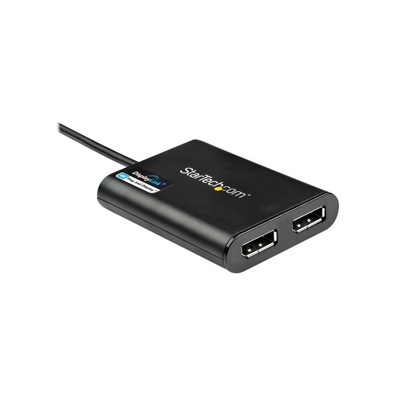 Adaptador usb 3.0 a dp 4k uhd startech 0.30m - macho - hembra - negro