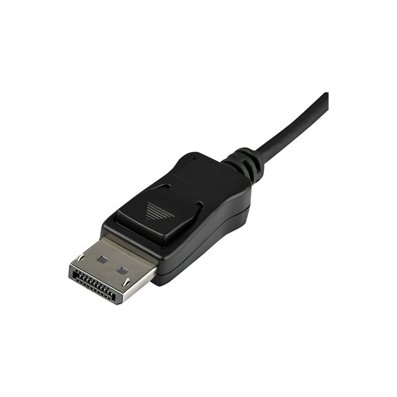 Cable usb tipo c a dp startech 1m - macho - macho - negro
