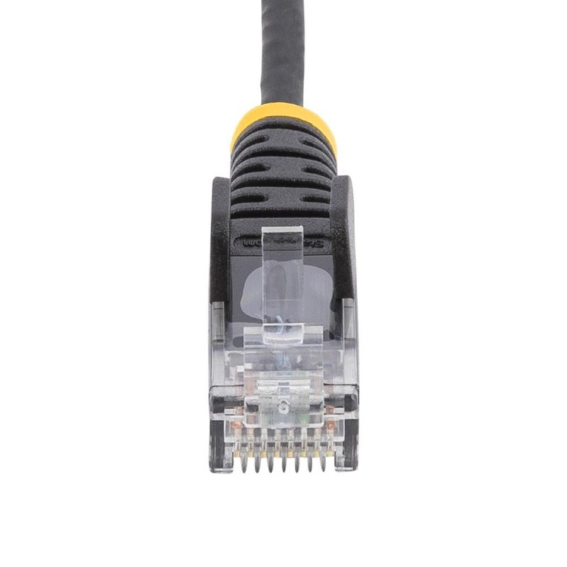 Cable de red startech latiguillo rj45 lszh utp cat6 0.5m negro