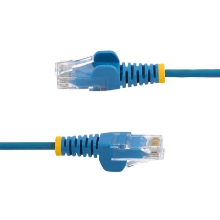 Cable de red startech latiguillo rj45 lszh utp cat6 2.5m azul