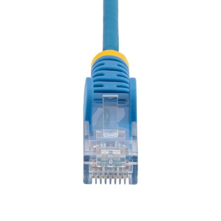 Cable de red startech latiguillo rj45 lszh utp cat6 2.5m azul