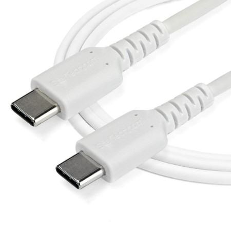 Cable usb tipo c startech 1m - macho - macho - blanco