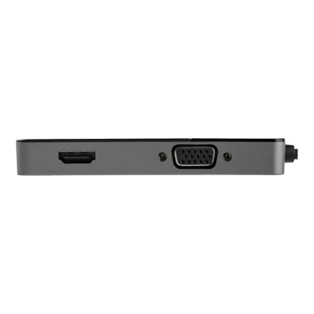 Adaptador usb tipo a a hdmi - vga startech - macho - hembra - negro - plata