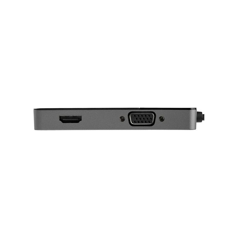 Adaptador usb tipo a a hdmi - vga startech - macho - hembra - negro - plata