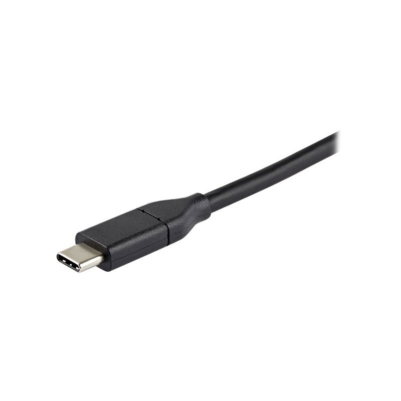Cable usb tipo c a displayport 1m - macho - macho - negro