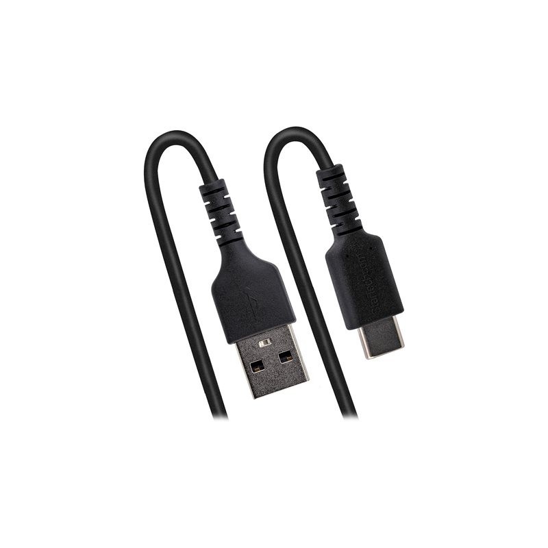 Cable usb tipo a a usb tipo c startech 1m - macho - macho - negro - rizado