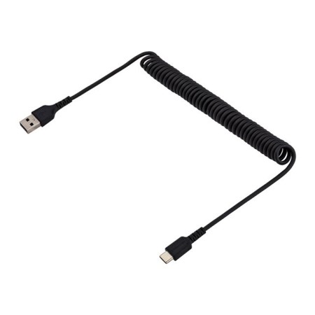 Cable usb tipo a a usb tipo c startech 1m - macho - macho - negro - rizado