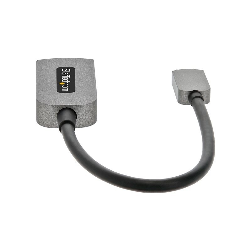 Cable usb tipo c a hdmi 4k startech 13cm - macho - hembra - gris