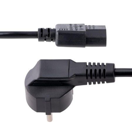 Cable schuko a iec c13 startech 3m - macho - hembra - negro