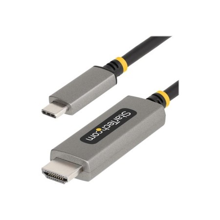 Cable usb tipo c a hdmi startech 2m - macho - macho - gris